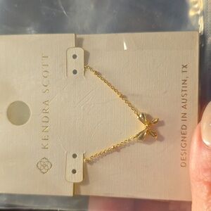 Kendra Scott Gold Bow Pendant